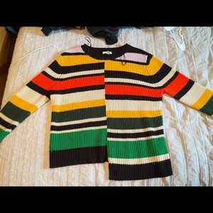 Multi colored sweater